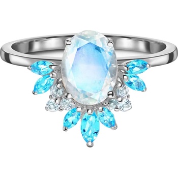 Silenti Jewelry Сребърен пръстен "Божественост" - 5 - 49мм (15.6мм диам. )