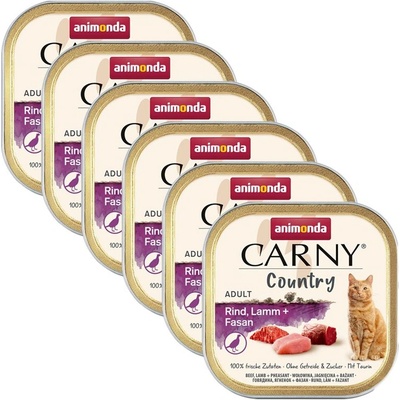 Animonda Carny Country Adult - говеждо, агнешко и фазан 6 x 100 г