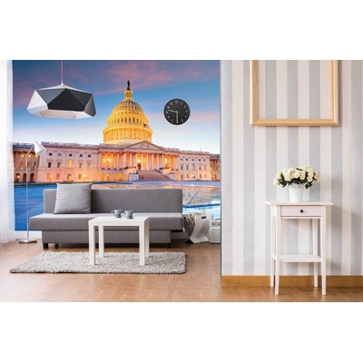DIMEX ART Самозалепваща се флизелинова фототапета капитолий на съединените щати 375 x 250 см