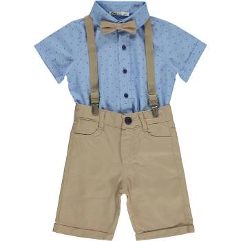 Civil Kids Blue - Boy Shirt and Shorts Set 2-3y. 3-4y. 4-5y. 5-6y. 4 Pieces (174758225Y31-MVI)