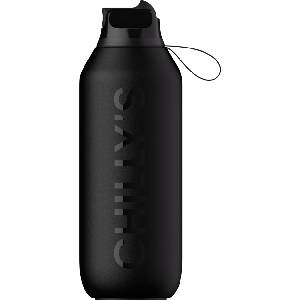 Chilly's Bottles Series 2 Sport Термо бутилка, 500 ml, черна (B500S2SPABLK_9)