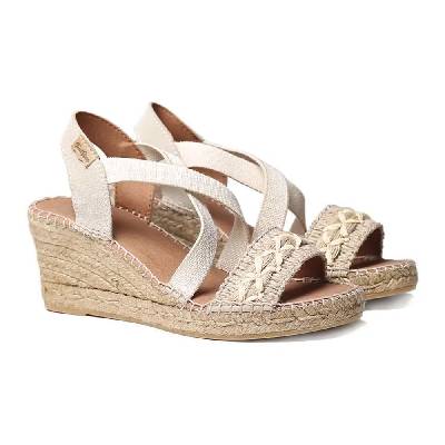 Сандали на платформа Toni pons Susa-BN esparto wedge sandals - Beige (Natural)