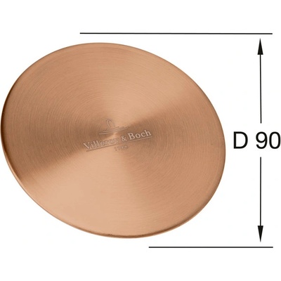 Příslušenství ke dřezům Villeroy & Boch krytka odpadu 96241504, bronz 96241504