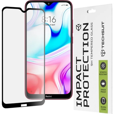 Techsuit Протектор за Xiaomi Redmi 8 / Redmi 8A - 111D Full Cover / Full Glue Glass - Черен