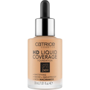 Catrice HD Liquid Coverage Foundation Tekutý make-up 034 Medium Beige 30 ml