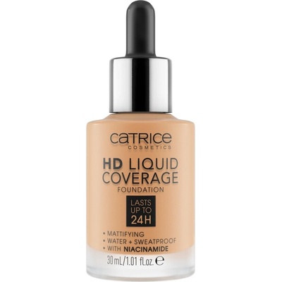 Catrice HD Liquid Coverage Foundation Tekutý make-up 034 Medium Beige 30 ml