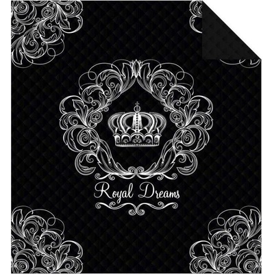 DETEXPOL Přehoz na postel Royal Dreams black, 170/210 cm DL-552023