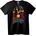 NOONEBRAND Тениска Грандиозен Градски Графит - 5XL, Black
