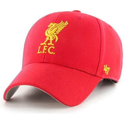 47 brand Шапка 47 brand EPL Liverpool FC в червено с апликация EPL-MVP04WBV-RDG (EPL.MVP04WBV.RDG.)