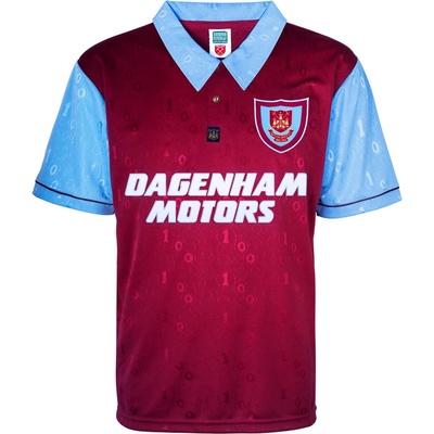 Score Draw Футболна фланелка Score Draw ScoreDraw West Ham United Home Centenary Shirt 1995 Adults - Claret