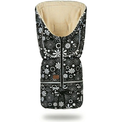 HappyBee zimní Yetti 3v1 fleece blumen klein