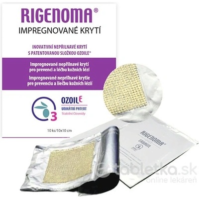 RIGENOMA Impregnované nepriľnavé krytie 10 ks
