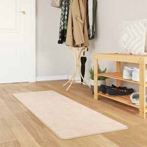 vidaXL Каса за килим MARSA Кремаво 50 x 100 cm Полиестер и PVC (42023044)