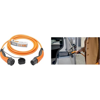 LAPP 61785 typ 2 11kW 20A 3 fázy 5m pre elektromobil