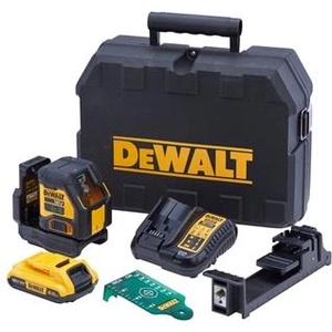DEWALT Лазерен кръстосан линейни лъч DeWALT със зелен лъч, батерия 2Ah DCLE34021D1 (DCLE34021D1)