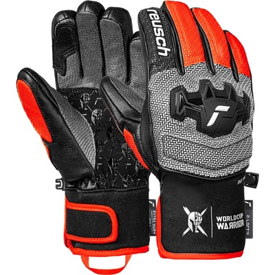 Reusch Worldcup Warrior GS jr lyžařské rukavice blck/silver/fluo red 2025/2026 – Zbozi.Blesk.cz