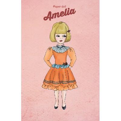Claudia´s paper dolls Papierová bábika Amélia