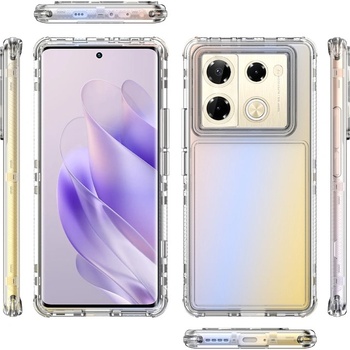Infinix Note 40 Pro Clear Acrylic Hybrid TPU + PC Калъф и Протектор