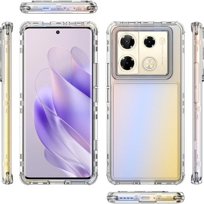 Infinix Note 40 Pro Clear Acrylic Hybrid TPU + PC Калъф и Протектор