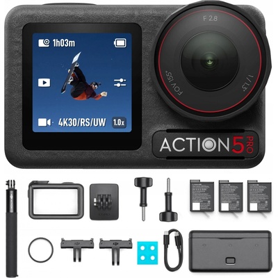 DJI Osmo Action 5 Pro Adventure Combo CP.OS.00000350.01 – Zboží Živě