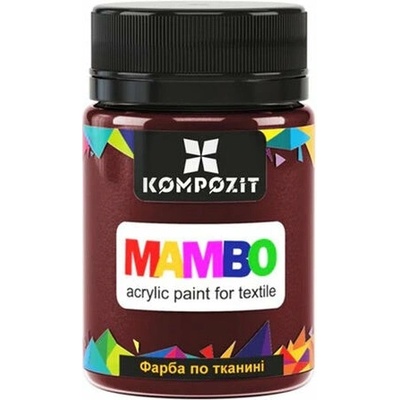 Mambo farba na textil a kožu 50 ml 22 pálená umbra