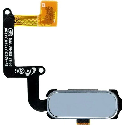 Čtečka otisků prstů + Flex kabel Samsung Galaxy A3 (A320) / A5 (A520) / A7 (A720) 2017 – nebesky modrá SAM0876