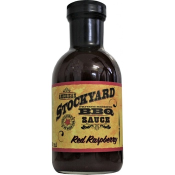 American Stockyard BBQ grilovací omáčka Red Raspberry sauce 355 ml