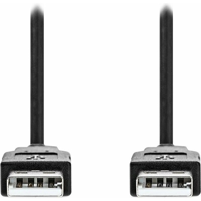 Nedis CCGL60000BK10 USB 2.0/ zástrčka USB-A - zástrčka USB-A, 1m, černý