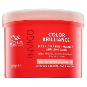 Wella Invigo Color Brilliance Mask with Lime Caviar Fine to Medium Colored Hair Защитна маска За фина и боядисана коса 500 ml