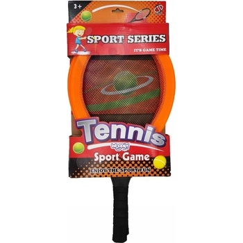 Woopie set 2v1 bedminton a tenis Oranžová