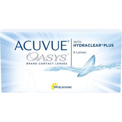 ACUVUE® OASYS with HYDRACLEAR® PLUS 6 šošoviek