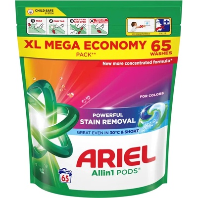 Ariel All in1 Pods Color gélove tablety na pranie 65 PD