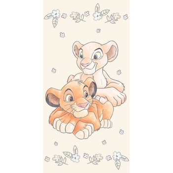 Jerry Fabrics plážová osuška Lion King 03 70 x 140 cm