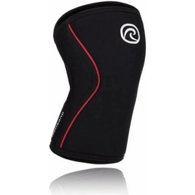 Rehband bandáž kolene 7 mm FRONING černé a červené pruhy