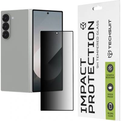 Techsuit Протектор за Samsung Galaxy Z Fold6 - 111D Privacy Full Glue [външен екран] - черен