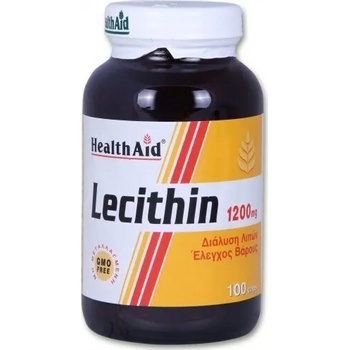 HEALTHAID Хранителна добавка Лецитин 1200 mg, Health Aid Lecithin 1200mg 100 Caps