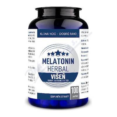 Clinical Nutricosmetics Melatonin Herbal višeň 100 pastiliek