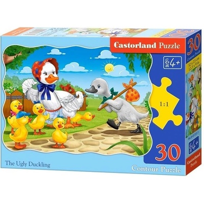 Castorland The Ugly Duckling 30 pcs Контурен пъзел 30 броя Анимации (290224)