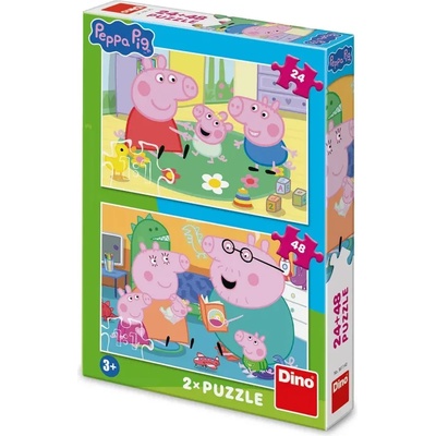 Dino - Puzzle Peppa Pig: Home - 40 - 99 piese