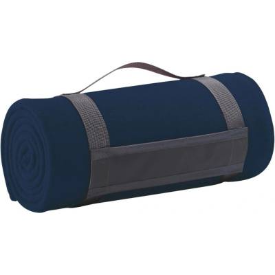 SOĽS Plaid fleece deka SL88105 Námořní modrá TUN 150x120