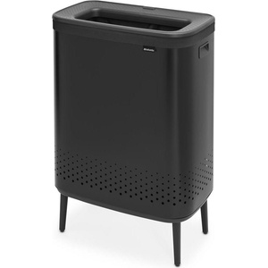 Brabantia Кош за пране Bo Laundry Bin Hi 2 x 45 л черен мат (200564)