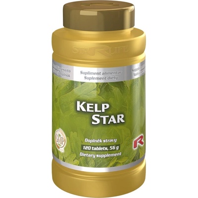 Starlife Kelp prírodný zdroj jódu pre zdravú štítnu žľazu a metabolizmus 60 tabliet