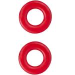 Blush Комплект пенис рингове - пенис пристегачи "donut red rings" 2 броя