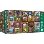 Trefl - Puzzle Premium Plus: Windows of the Seasons - 10 000 piese
