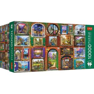 Trefl - Puzzle Premium Plus: Windows of the Seasons - 10 000 piese