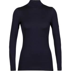Icebreaker Дамско мериносово термобельо Icebreaker Women's 260 Tech L/S Turtleneck Merino base layer - Midnight Navy - размер XL (115-1661-0215)
