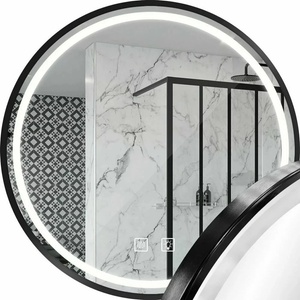 Tutumi LED огледало с осветление 80x80 см MMJ черно (5902557397068)