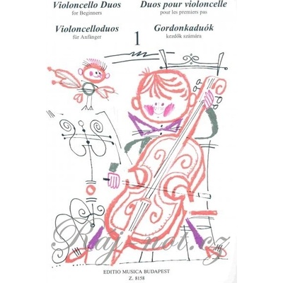 Violončelo Duos 1 for Beginners ľahké skladby pre dve violončelo
