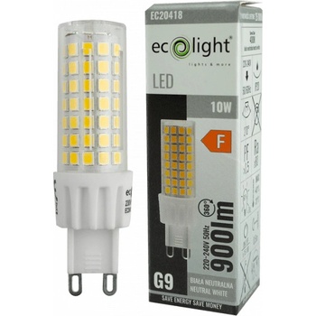ECO LIGHT LED žárovka G9 10W neutrální bílá EC20418
