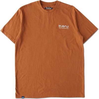 KAVU Мъжка тениска Kavu Kavu Range T-shirt - Cedar Rust (216-6943-0211)
